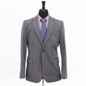 J. Ferrar 42R Gray Solid 2-Button Sport Coat Blazer Jacket G770